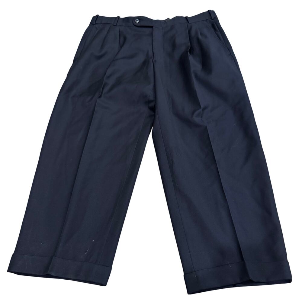 Innocenti Oro by Tom James Suit Pants Mens ~39x26 Dress Slacks Formal Seperates